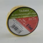 Taśma elektroizolucjąca niepalna z PCV 19m x 0,13mm x 20m Żółta [Elta]