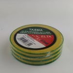 Taśma elektroizolucjąca niepalna z PCV 19m x 0,13mm x 20m Żółto-zielona [Elta] - obrazek 2