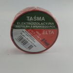 Taśma elektroizolacyjna niepalna z PCV 19m x 0,13mm x 20m Czerwona [Elta]