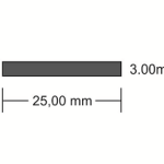 Uszczelka komórkowa 25x3mm