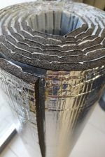 Pianka wygłuszająca kauczukowa z aluminium samoprzylepna 9 mm