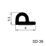 Uszczelka samoprzylepna SD-39 9×5.5mm