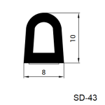 Uszczelka samoprzylepna SD-43 8x10mm