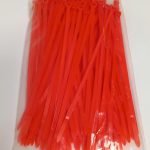 Opaski kablowe 200x4,8mm Pomarańczowe