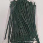 Opaski kablowe 200x4,8mm Zielone