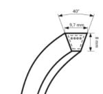 Pas klinowy SPZ-2087 - obrazek 3