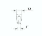 Uszczelka krawędziowa AR1078 - 2mm - obrazek 2