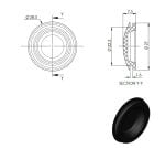 Zaślepka fi 22mm 10902 - obrazek 2