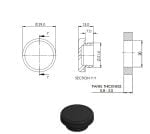 Zaślepka fi 20mm 16235 - obrazek 2