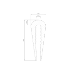 Uszczelka krawędziowa 314 - 3mm Kolor Czarny - obrazek 2