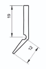 Uszczelka bramy garażowej AR1734 - obrazek 2