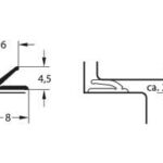 Uszczelka samoprzylepna S 9168aK 8x4,5mm
